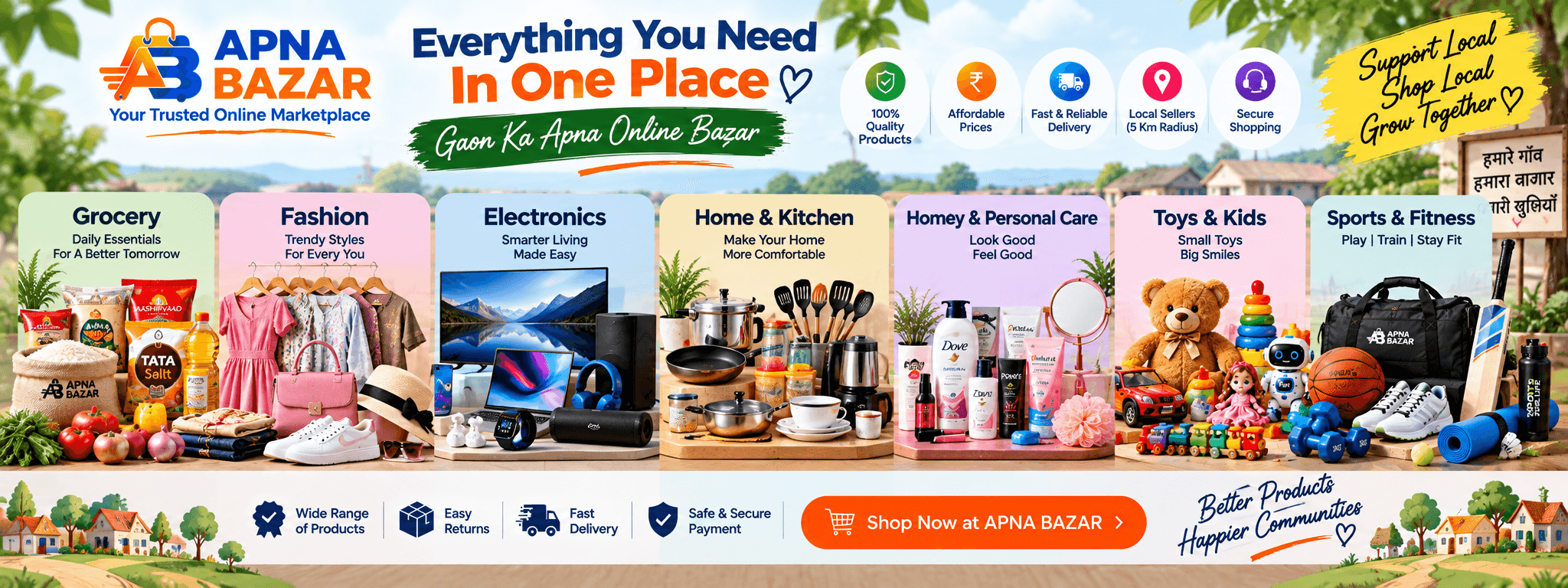 APNA BAZAR Books banner